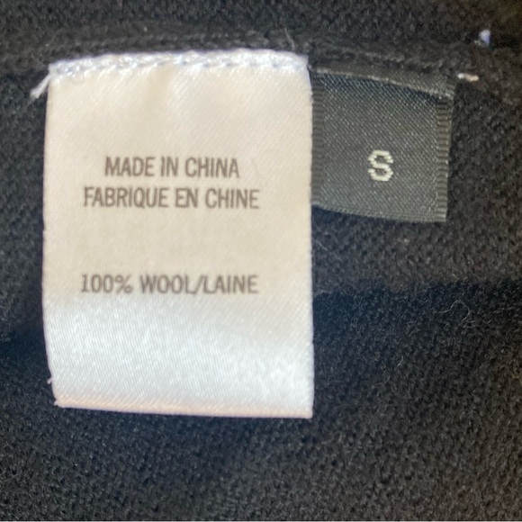 Markus Lupfer Bee Ring Embellished Wool Sweater Wool black Size XS-S - Picture 8 of 8